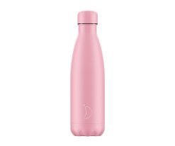 Botella Chilly's acero inoxidable Rosa pastel Total 500ml