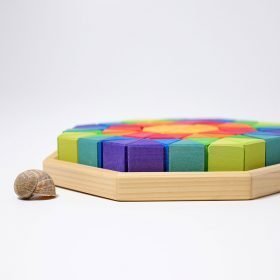 Alternative view of Puzle Octógono grande de madera