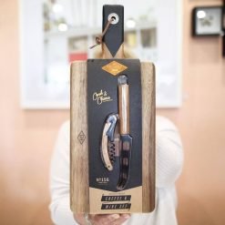 Alternative view of Kit de Tabla de queso con cuchillo y abridor de botellas