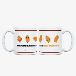 Taza "Me gustas más que las croquetas"