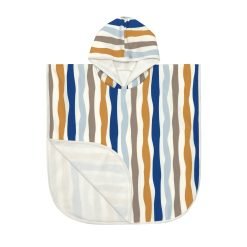 Poncho Toalla Waves blue