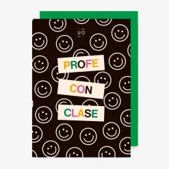 Postal "Profe con clase"