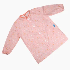 Bata escolar con botones confeti