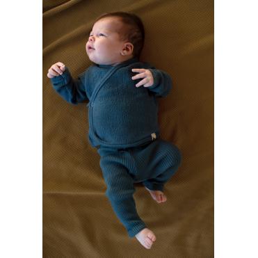 Alternative view of Conjunto Bebé Rib Baltic Blue Babyclic