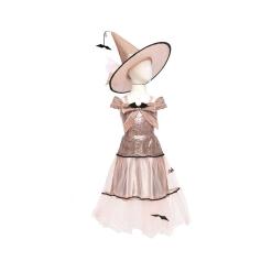 Vestido Bruja Glamurosa con Sombrero