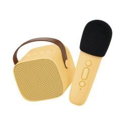 Altavoz Bluetooth y Karaoke Amarillo