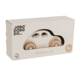 Alternative view of Coche retro beige Madera