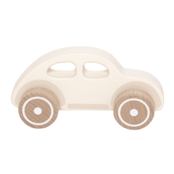 Coche retro beige Madera