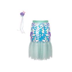 Disfraz falda Sirena Menta T. 4-6 años