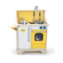 Cocinita de Madera Mostaza