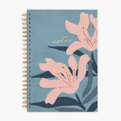 Cuaderno Grande Blue Bloom