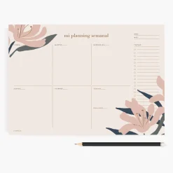 Planificador Charuca Semanal Blue Bloom