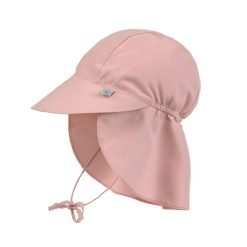 Gorrita Flap con protección solar peach