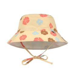 Gorro de baño reversible Flowers vainilla