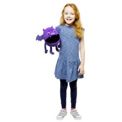 Alternative view of Marioneta de Mano Baby Monster Purple