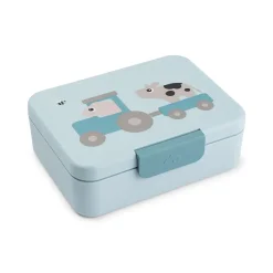 Fiambrera con separador Tiny Farm Blue