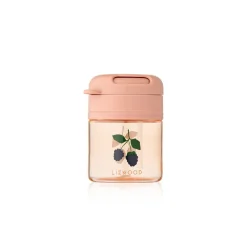 Vaso Tritán Con Pajita Pavia 280 ml Berry Pale