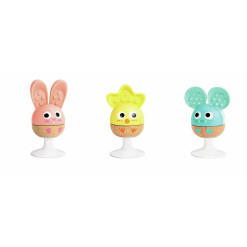 Juego de Sonajeros y Mordedores Adhesivos Animales