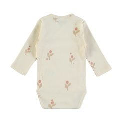 Alternative view of Body cruzado manga larga Flor Cream Babyclic