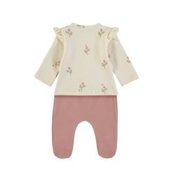 Alternative view of Conjunto Bebé Flor Cream Babyclic