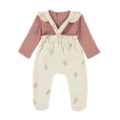 Alternative view of Peto con Camiseta Flor Cream Babyclic