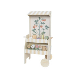 Carro de Jardinería de Madera