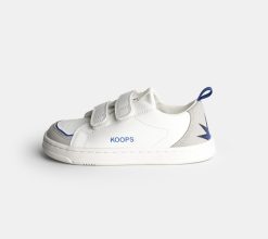 Zapatos colegiales Koops Rafi Blanco Azul