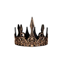 Corona medieval dorada infantil