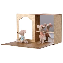Ratones Ballet en Estudio de Danza, Hermana y Hermano Pequeños