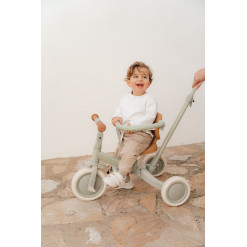 Alternative view of Triciclo 4 en 1 Verde – Little Dutch