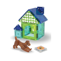 Alternative view of Set de Construcción Magna-Tiles® Dog House – 13 piezas
