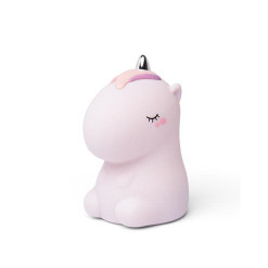 Lamparita de silicona Little L Cosmo Unicorn Pink Glitter