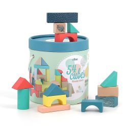 54 Bloques de construcción de madera de colores - Vilac