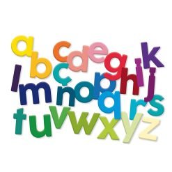 Alternative view of Alfabeto magnético - 80 letras y símbolos minúsculas