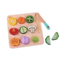 Puzzle encajable Verduras para cortar - Classic World