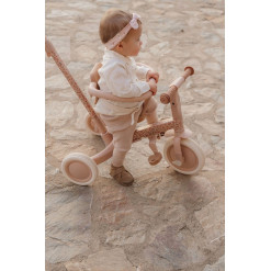 Alternative view of Triciclo 4 en 1 Flores rosa – Little Dutch