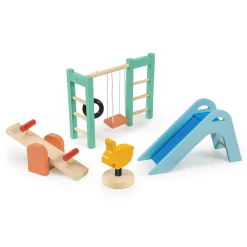 Set Muebles parque infantil para casa de muñecas