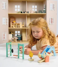 Alternative view of Set Muebles parque infantil para casa de muñecas