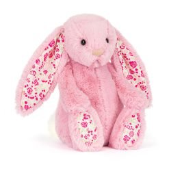 Peluche Conejo Blushkin Blossom Luxe Bunny Original