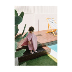Alternative view of Poncho de Playa Whale Pink
