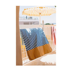 Alternative view of Toalla Playa Microfibra Stripes Blues & Beyond