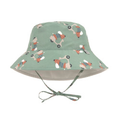 Gorro de baño reversible con protección solar Scooter Dog