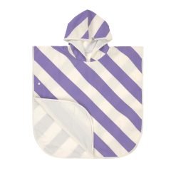 Poncho Toalla de playa Stripes Purple Lassig