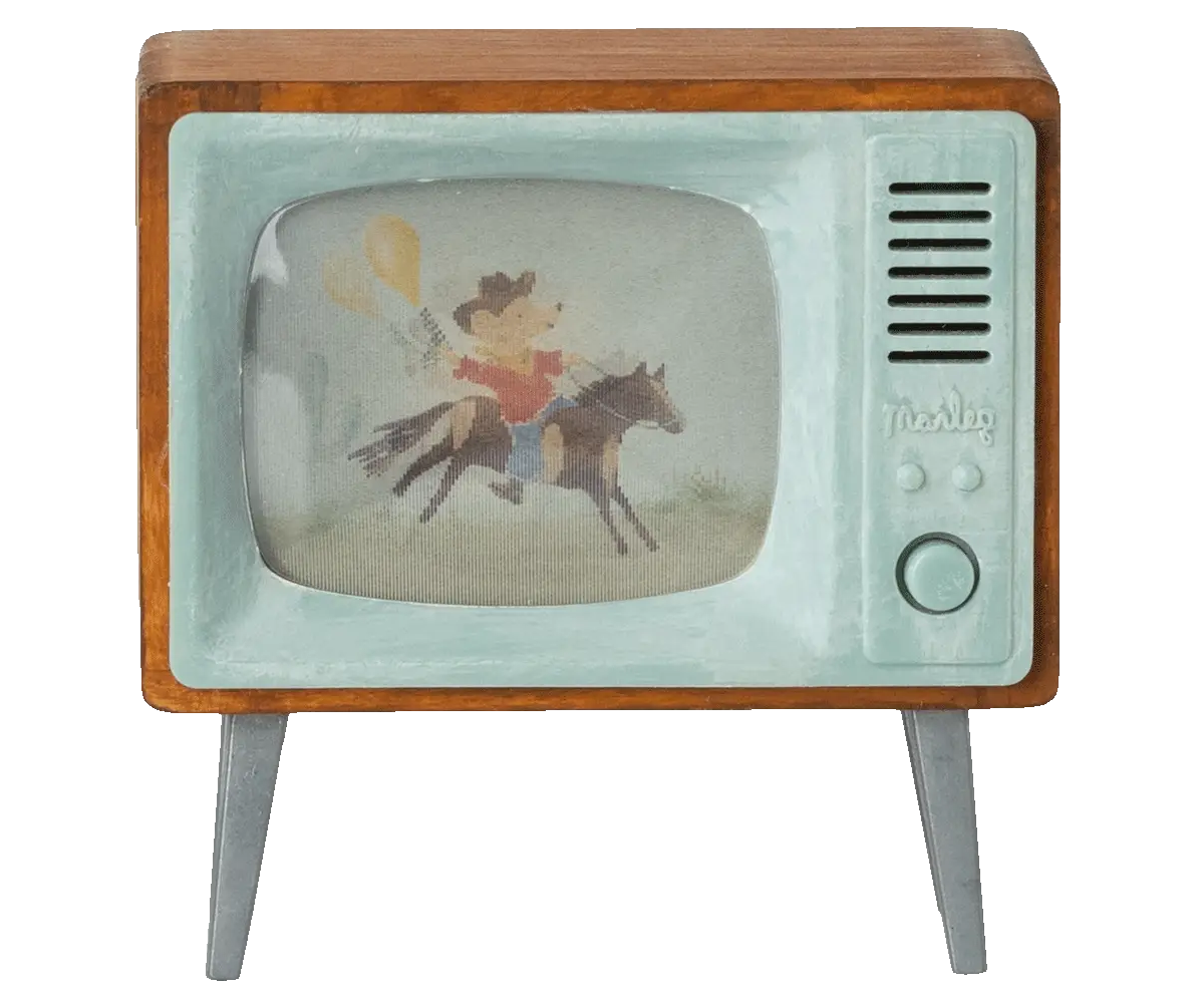 Televisión vintage Ratón. Maileg