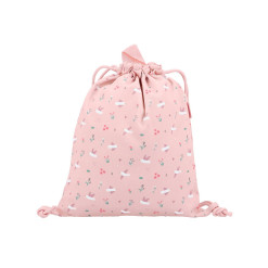 Mochila Saco de Tela Tutete Blossom Birds