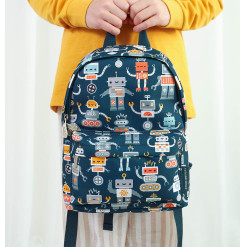 Alternative view of Mochila Infantil mini Robots Little Lovely