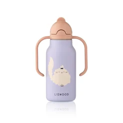 Botella Infantil térmica Liewood Kimmie Cat Lilac 250 ml