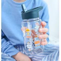 Alternative view of Botella Tritán Robots 450 ml Little Lovely