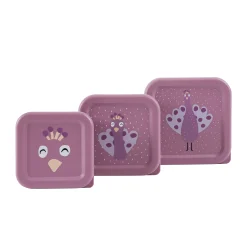 Pack 3 Cajitas de almuerzo Trixie Mrs. Peacock