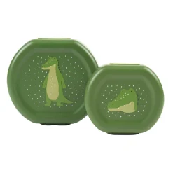 Set 2 Snack Box con clip Trixie Mr. Alligator